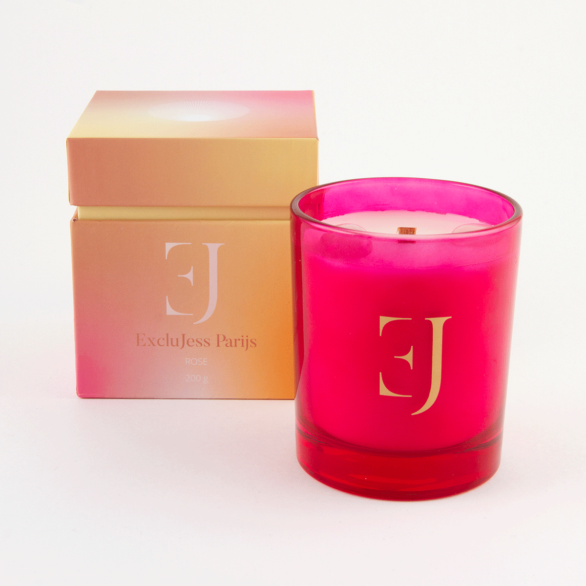 <tc>Paris luxury scented candle Rose crystal – Rose</tc>