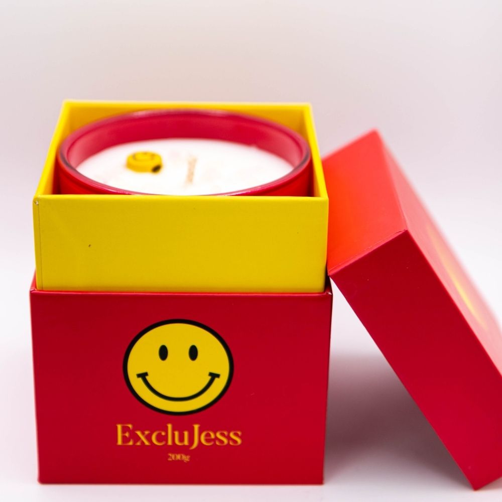 <tc>Smiley candle - Pink</tc>