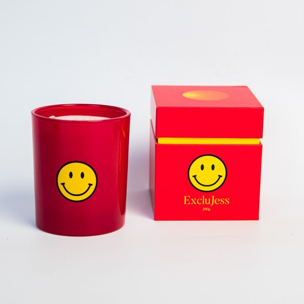 <tc>Smiley candle - Pink</tc>