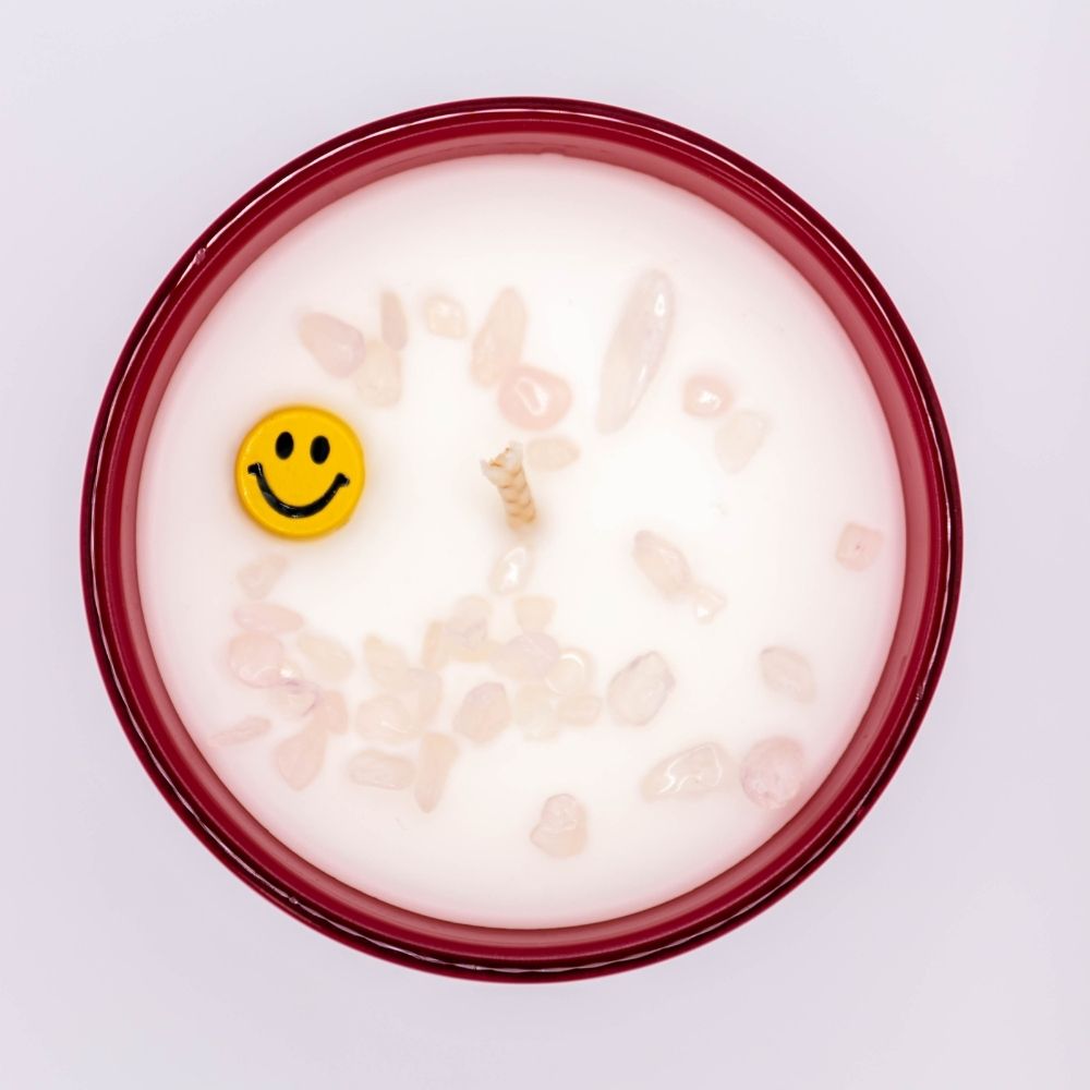 <tc>Smiley candle - Pink</tc>