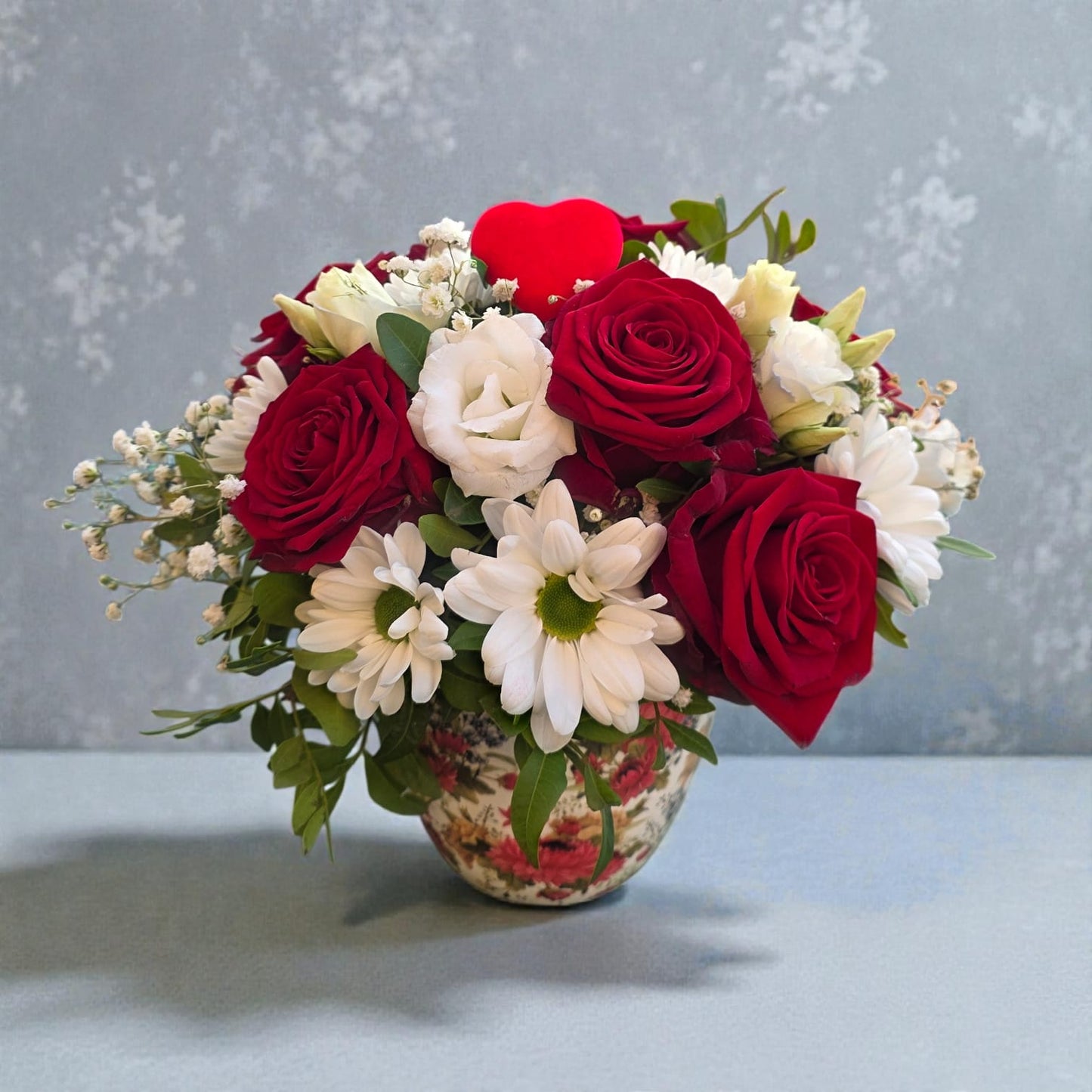 Fleur de coeur romantique