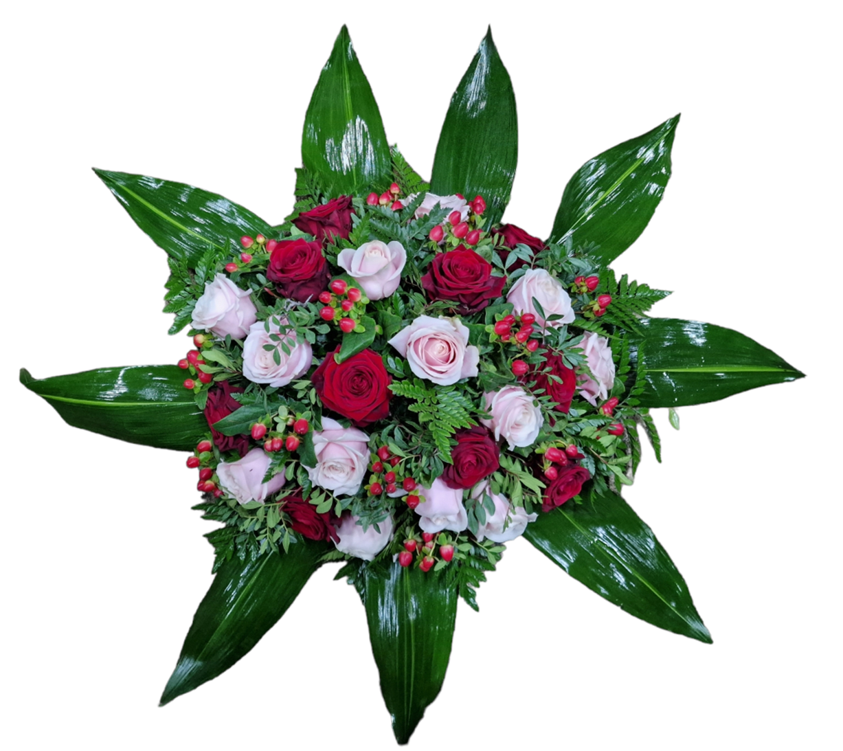 Sting grave branch - Round with roses
