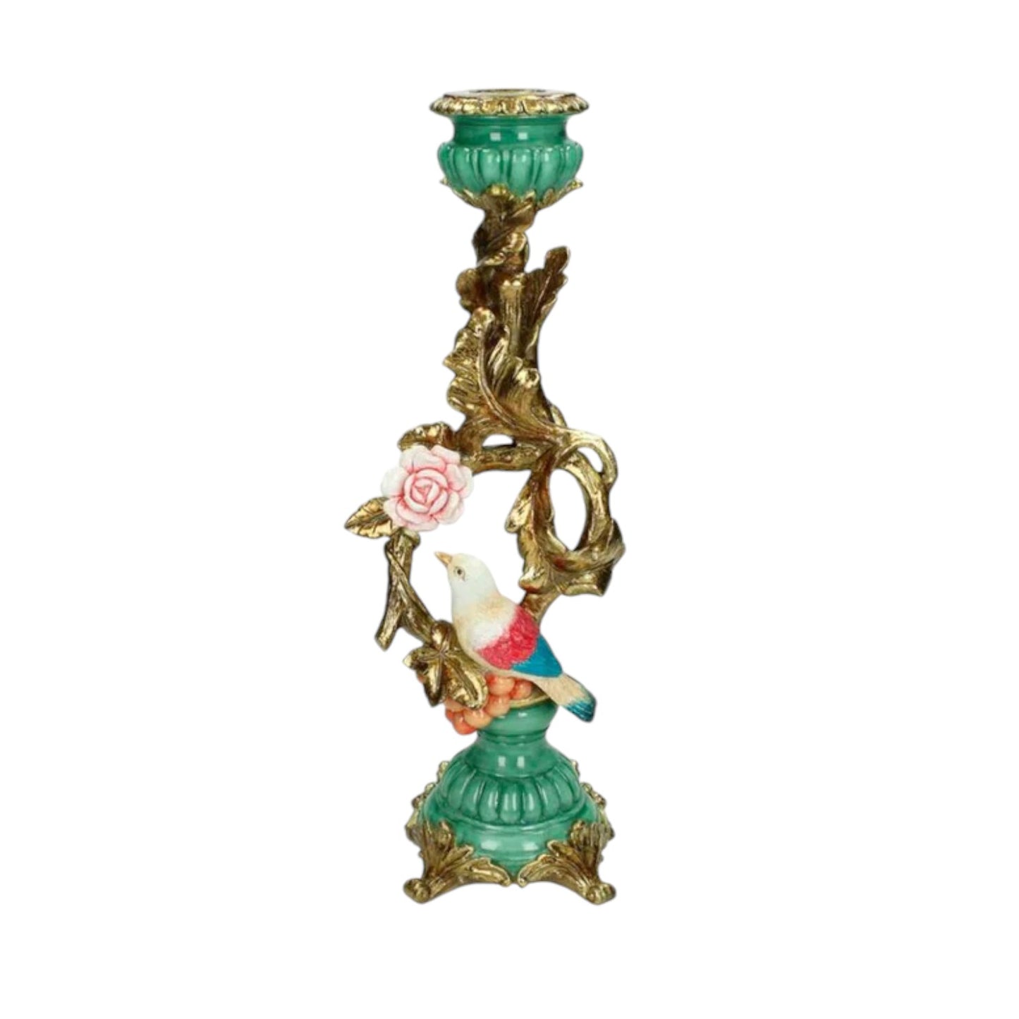 <tc>Bird and Rose Candle Holder</tc>