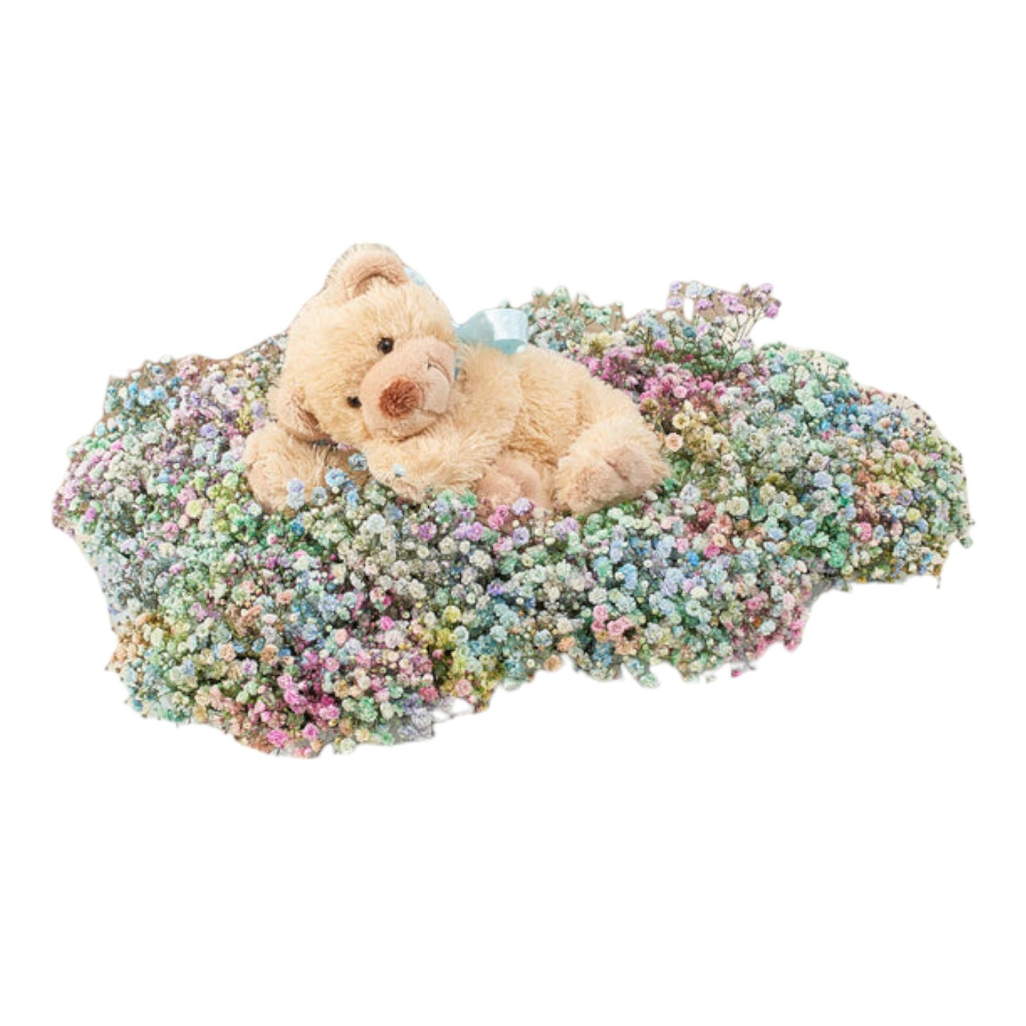 Ours en peluche sur un nuage