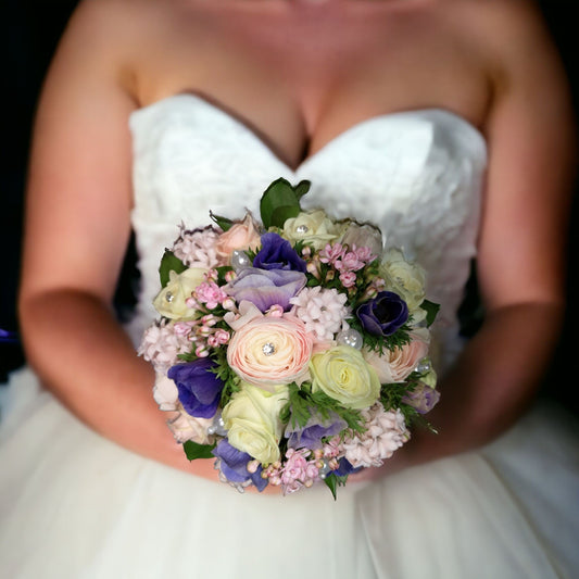 Bouquet de mariée douce mariée