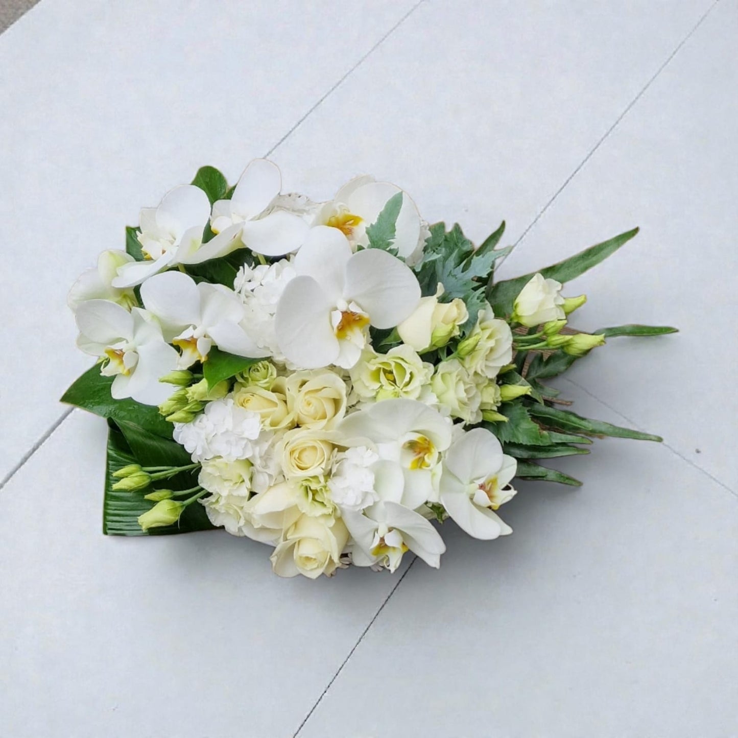 Bol Orchidée Élégance Blanche