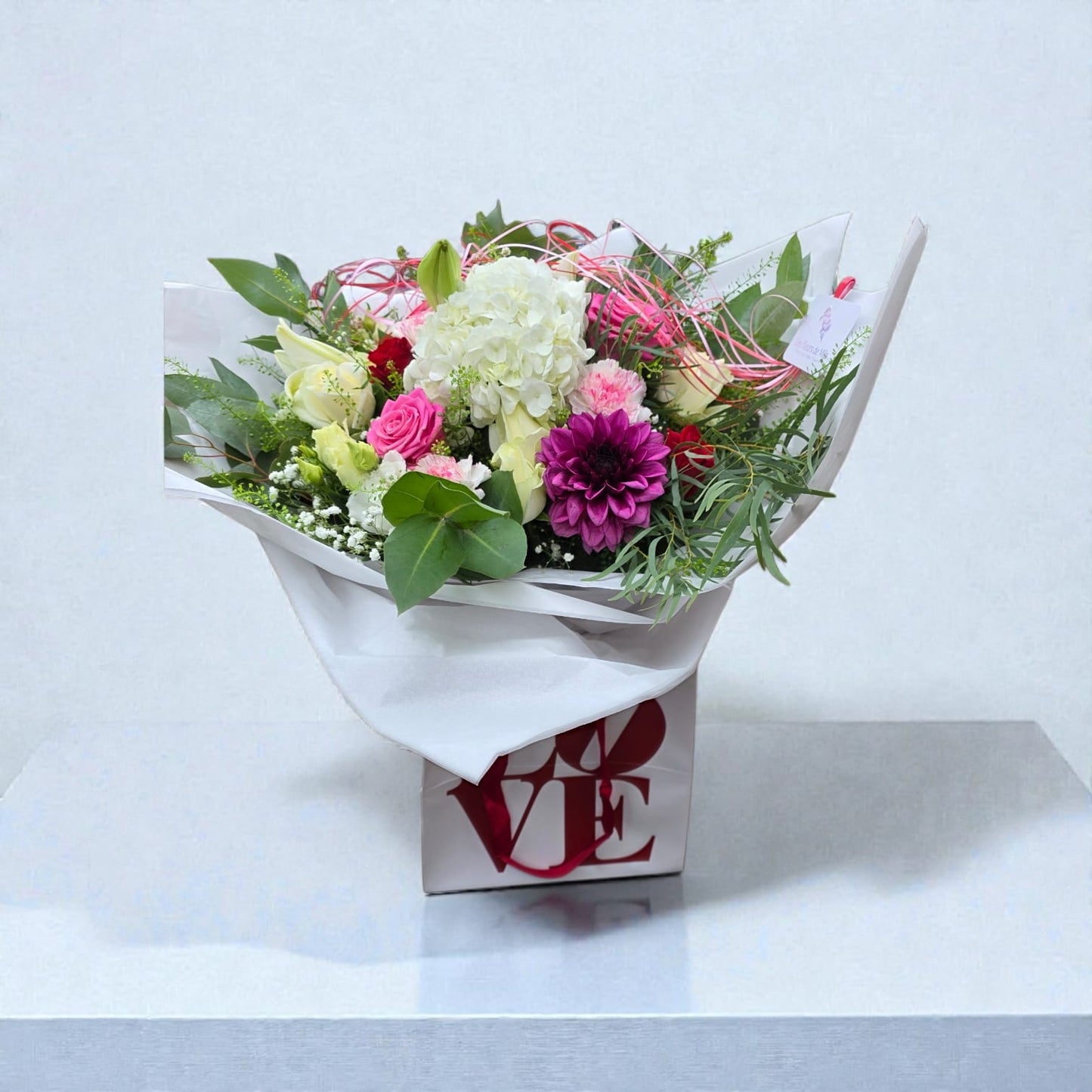 Boîte à fleurs Amour en fleurs