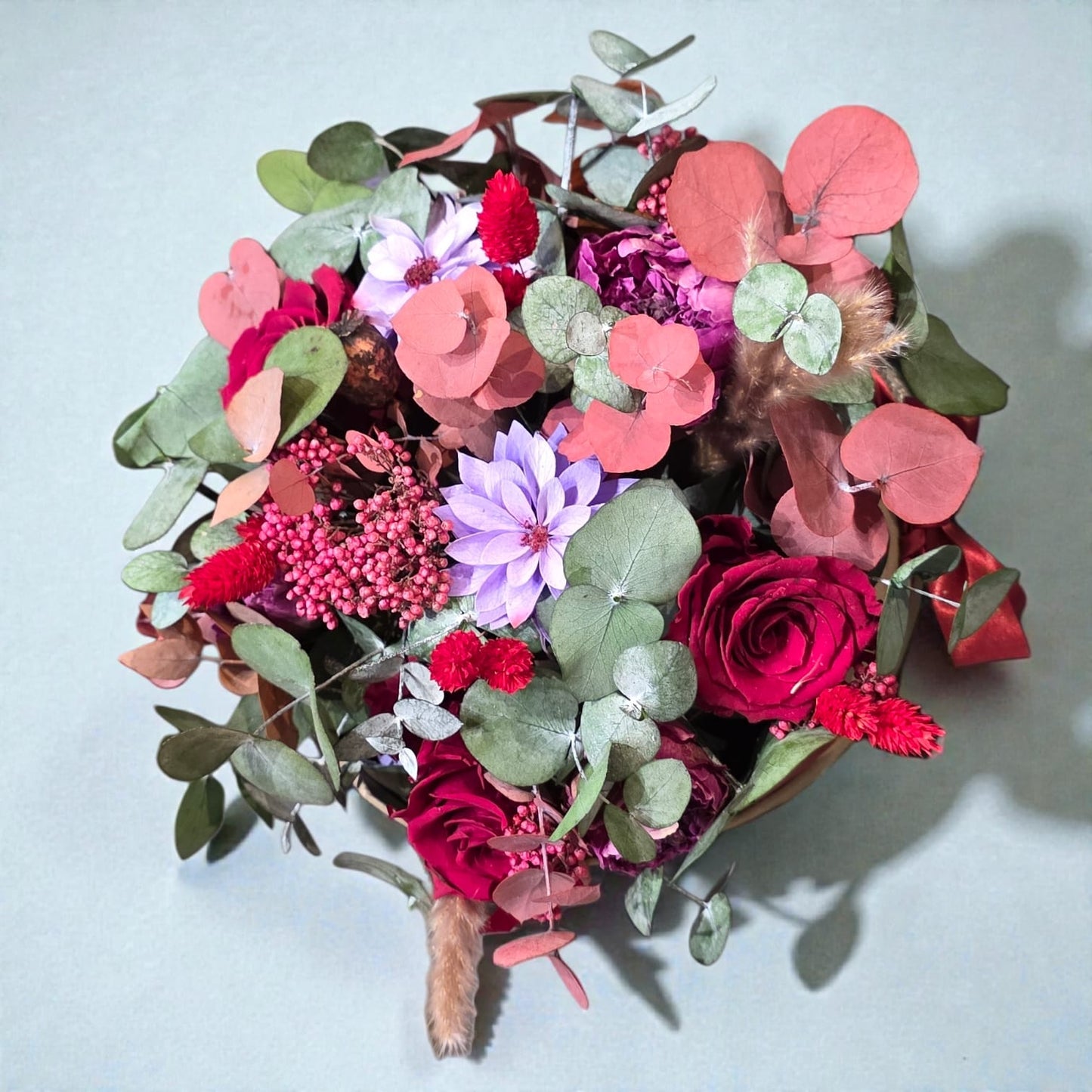 Boîte à fleurs éternelle Love Blush