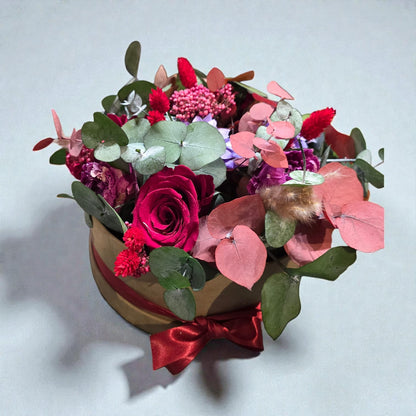 Boîte à fleurs éternelle Love Blush